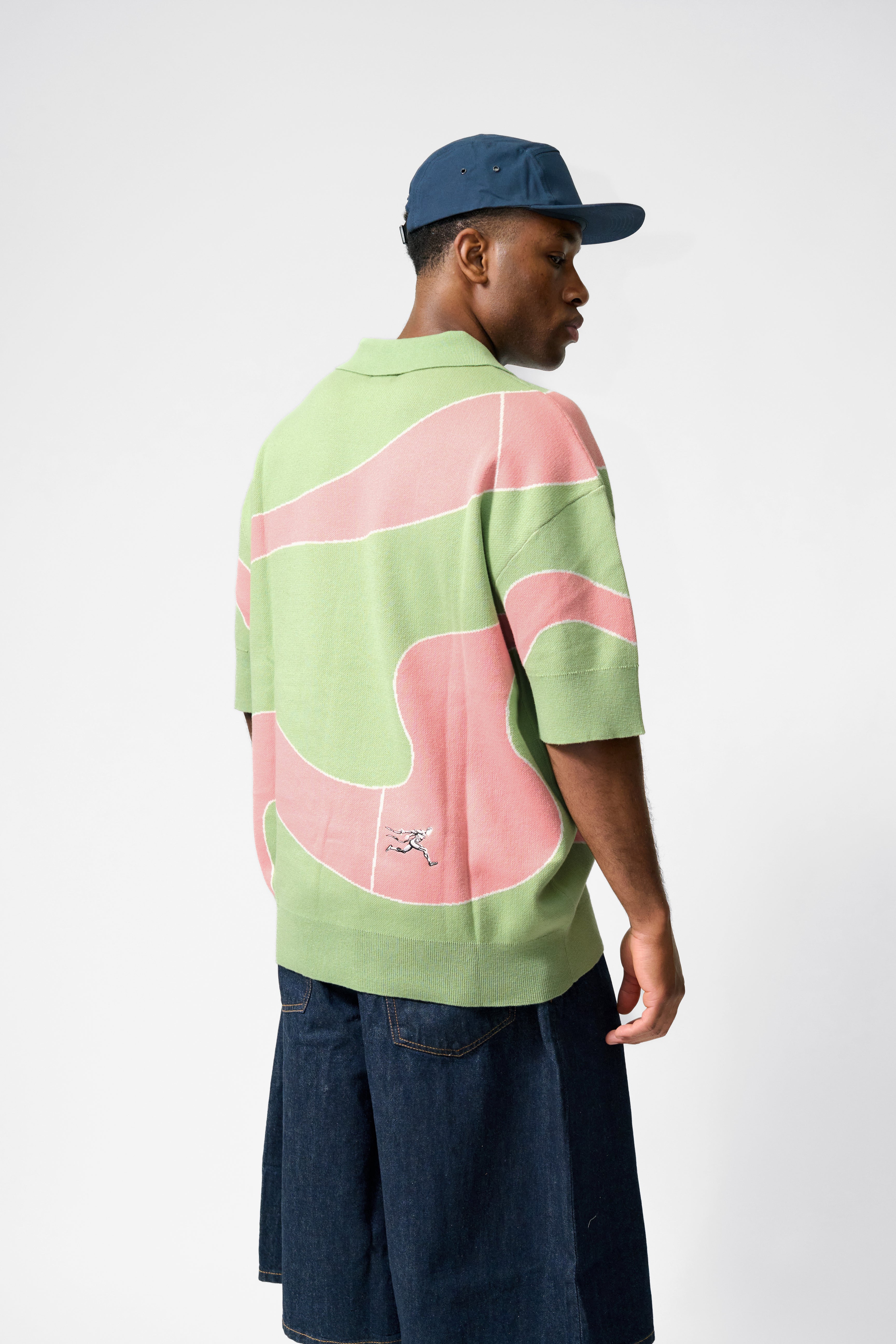 SPRINTER EMBROIDERED KNITTED POLO