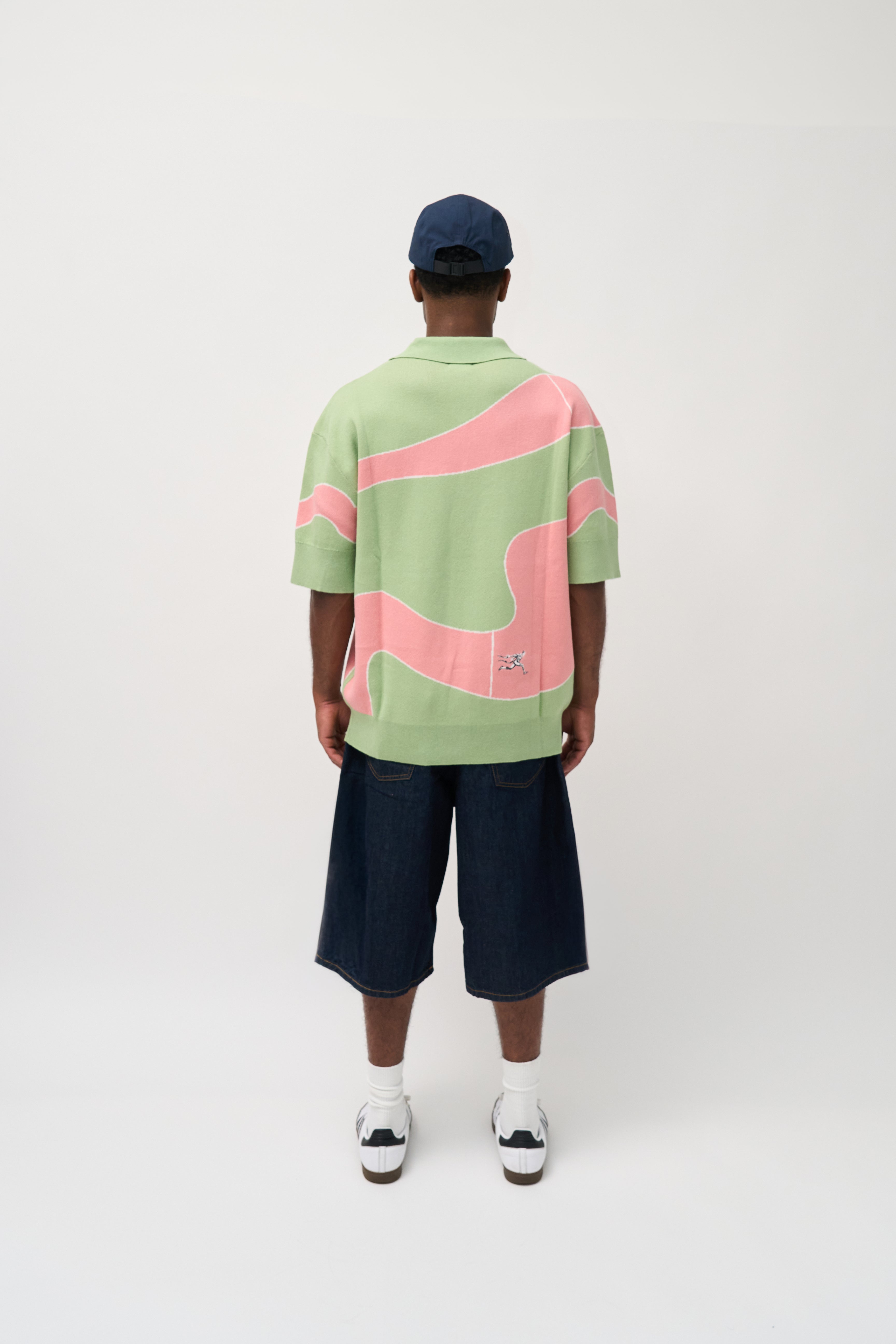 SPRINTER EMBROIDERED KNITTED POLO