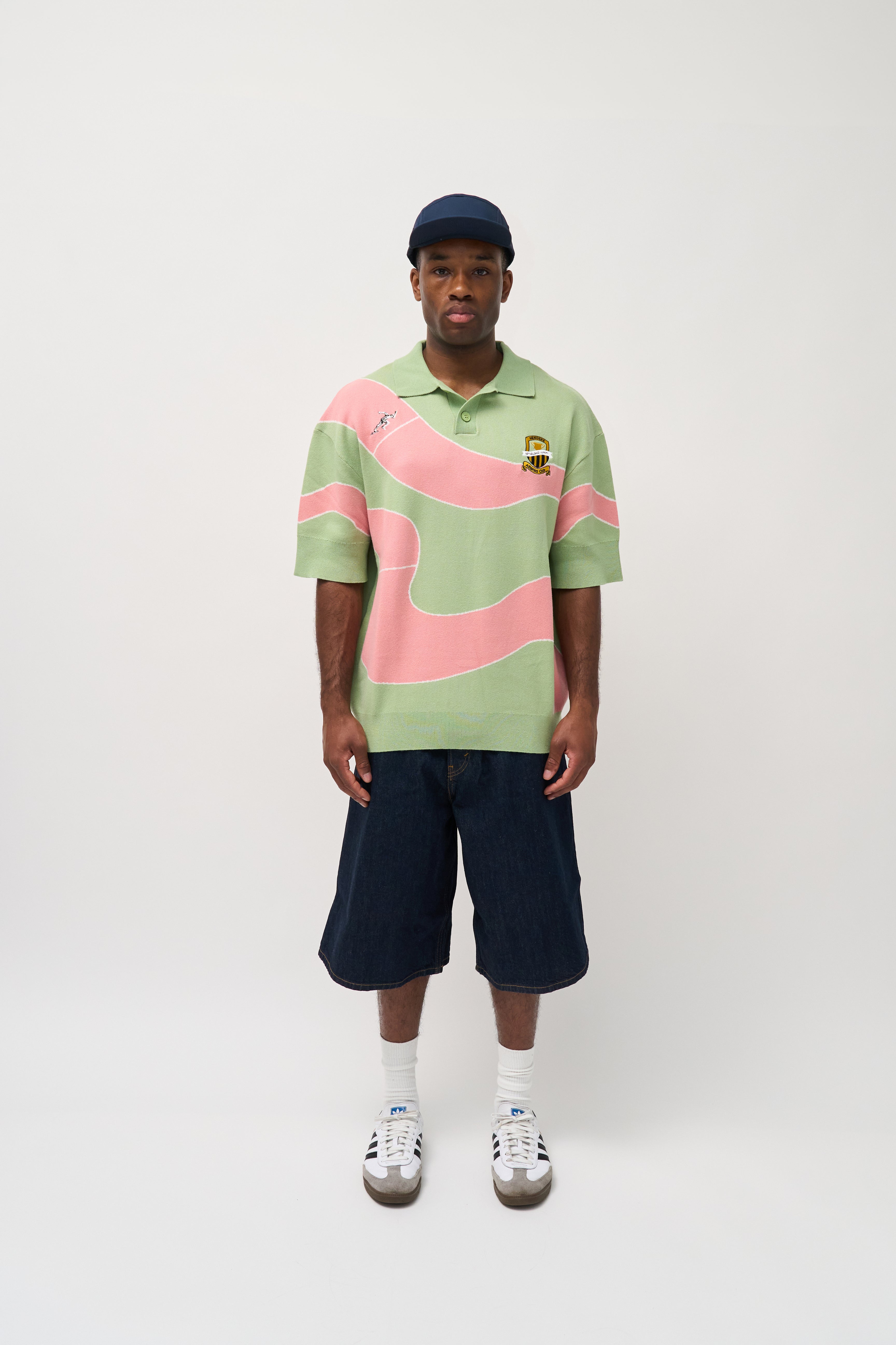 SPRINTER EMBROIDERED KNITTED POLO